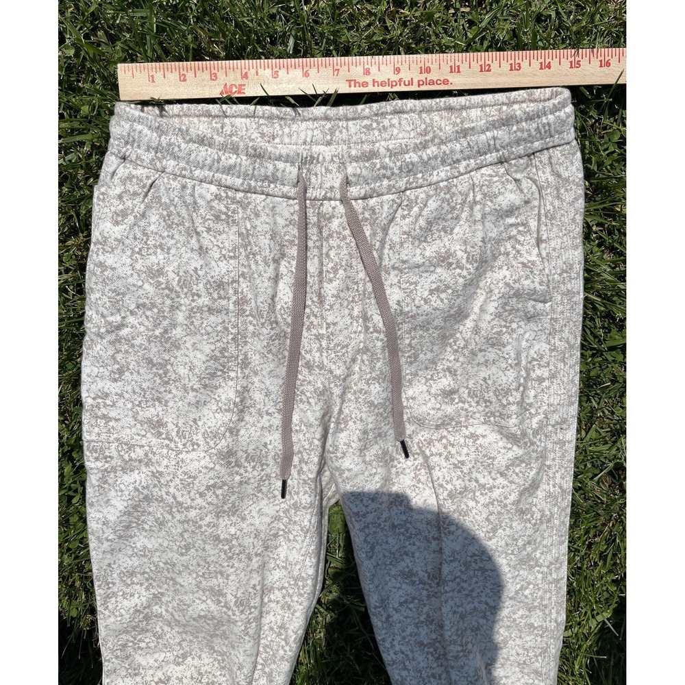 Athleta Farallon Jogger Pants‎ Womens Small Gray French Terry Flecked Lounge - Picture 9 of 11